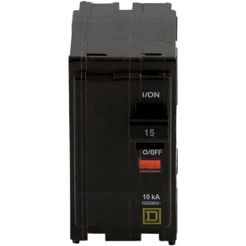 Square D by Schneider Electric HOM215CP Homeline 15 Amp Two-Pole Circuit Breaker 