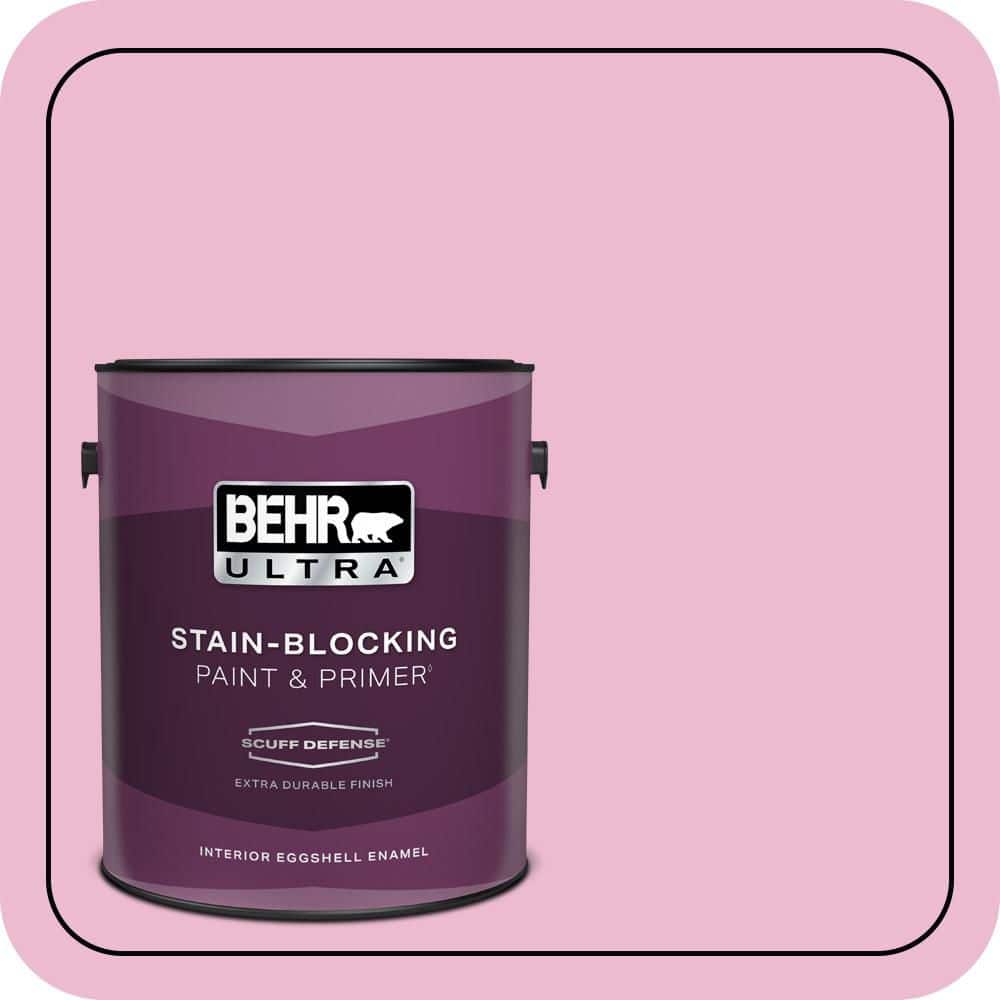 1 gal. #P130-2A Dainty Pink Extra Durable Eggshell Enamel Interior Paint & Primer price history on PriceWatchPro