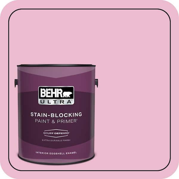 BEHR ULTRA 1 gal. #P130-2A Dainty Pink Extra Durable Eggshell Enamel Interior Paint & Primer