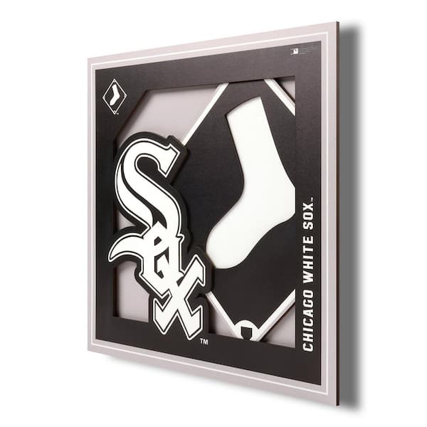 MLB Chicago White Sox 3D Logo Series Wall Art - 12x12 2507095 - The Home  Depot
