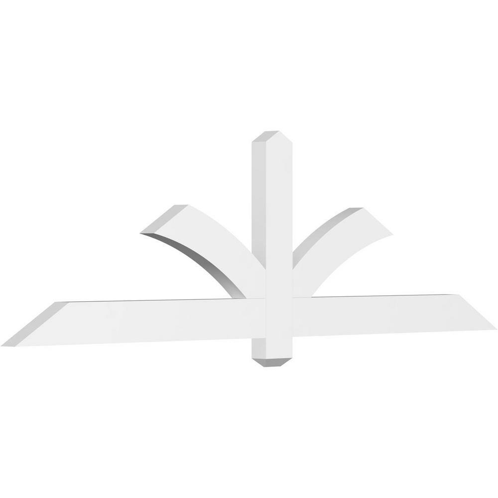 72 in. W x 21 in. H x 2 in. D x 4 in. F, 7/12 Pitch, Redmond Signature Urethane Gable Bracket, Primed Tan price history on PriceWatchPro