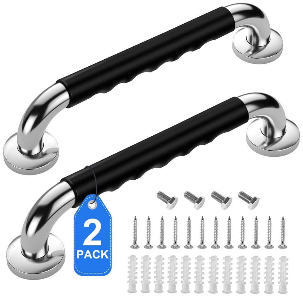 2 Pack 18 in. Grab Bars Anti Slip Safety Bath Toilet Rail for Bathtubs Showers Elderly Senior Bathroom Handrail price history on PriceWatchPro
