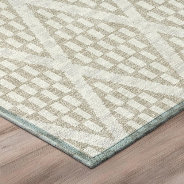 Chantille Machine Washable Indoor/Outdoor Abstract ACN3043 Beige 2 ft. x 3 ft. Accent Rug