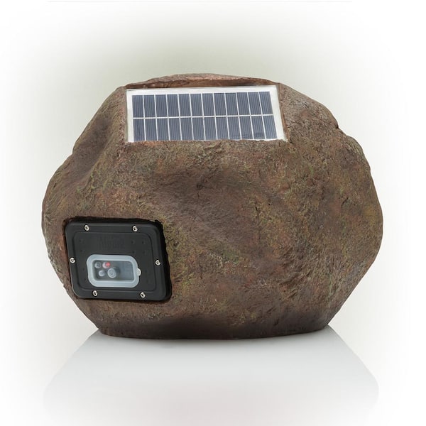 Alpine Corporation Waterproof Bluetooth Solar-Powered Outdoor