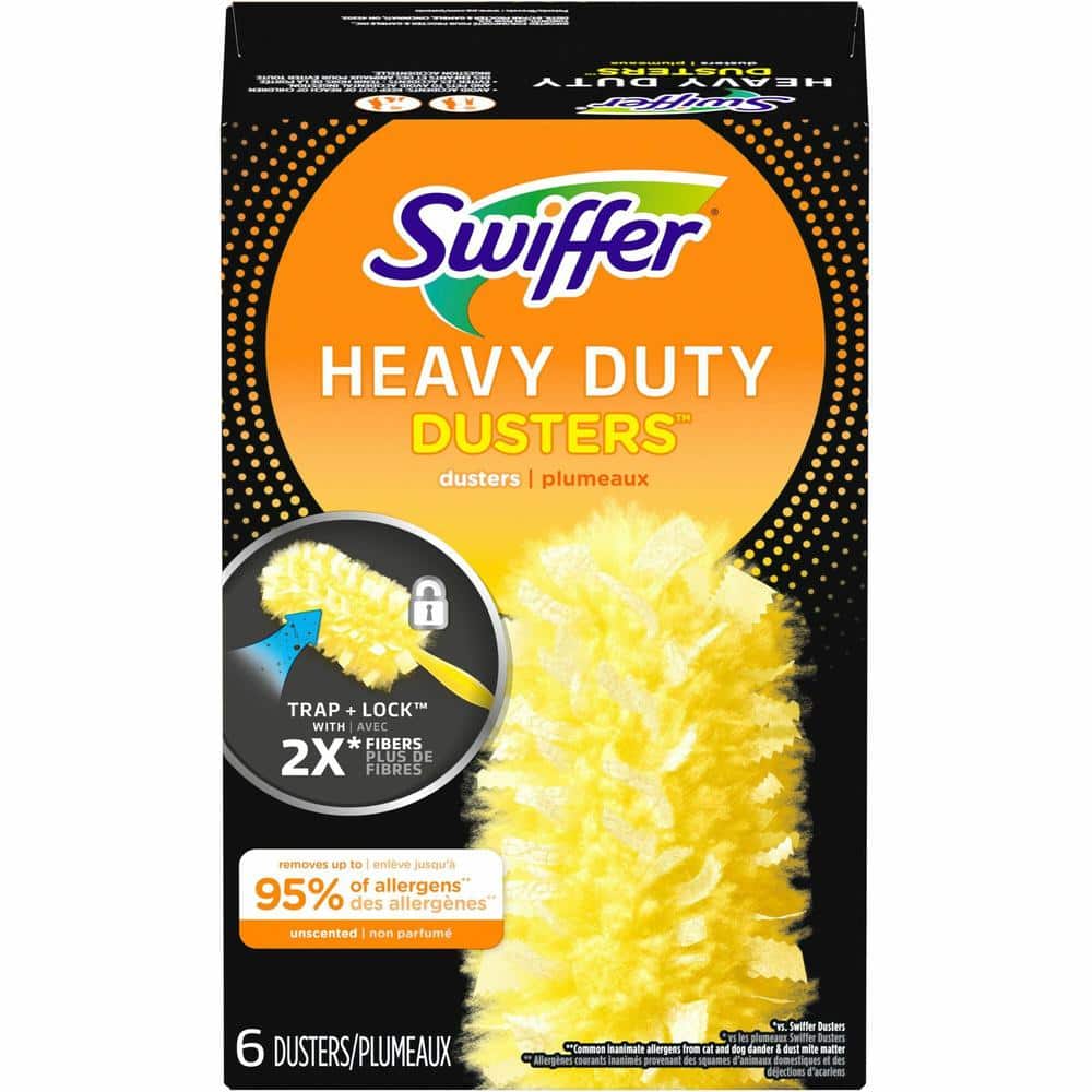 Swiffer Heavy Duty 360 Degree Unscented Duster Refills - 6 Pack