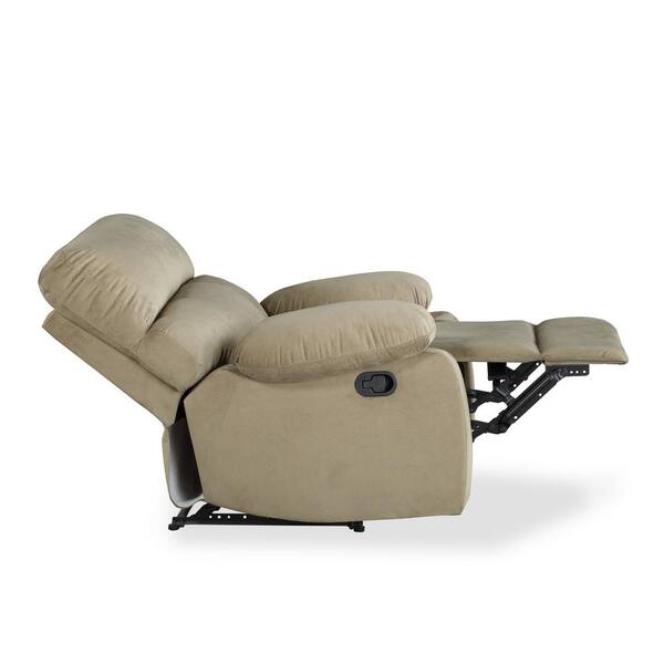 dorel living padded massage recliner