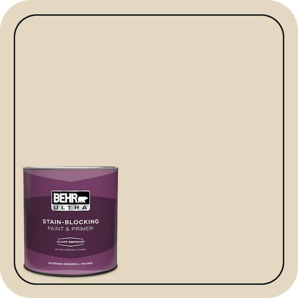 BEHR ULTRA 1 qt. #S320-2 Pale Parsnip Extra Durable Eggshell Enamel Interior Paint & Primer
