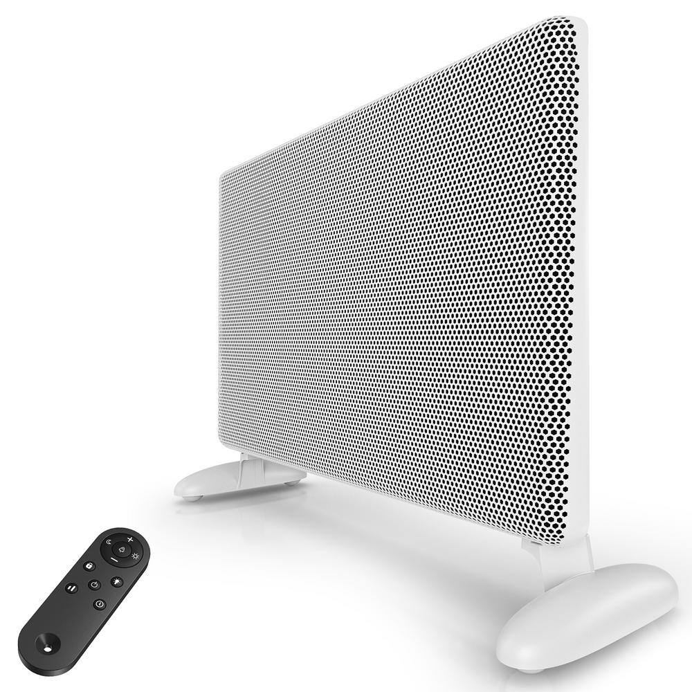 Edendirect 1500 W Electric Ceramic Heater in White with TipOver