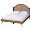 Baxton Studio Ridgely Brown Wood Frame Queen Platform Bed 24712664 ...