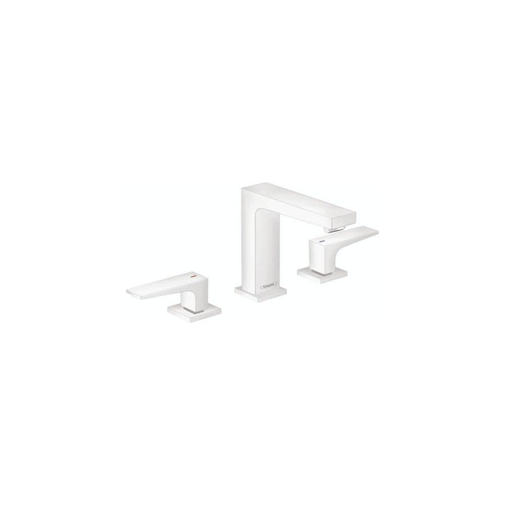 Modern Black Widespread Brass Bathroom Faucet