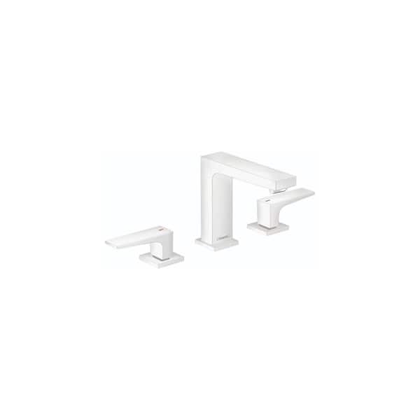 Metropol 8 in. Widespread 2-Handle Bathroom Faucet in Matte White