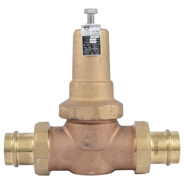 Cash Acme 1-1/4-in Copper Press EB45 Pressure Regulating Valve