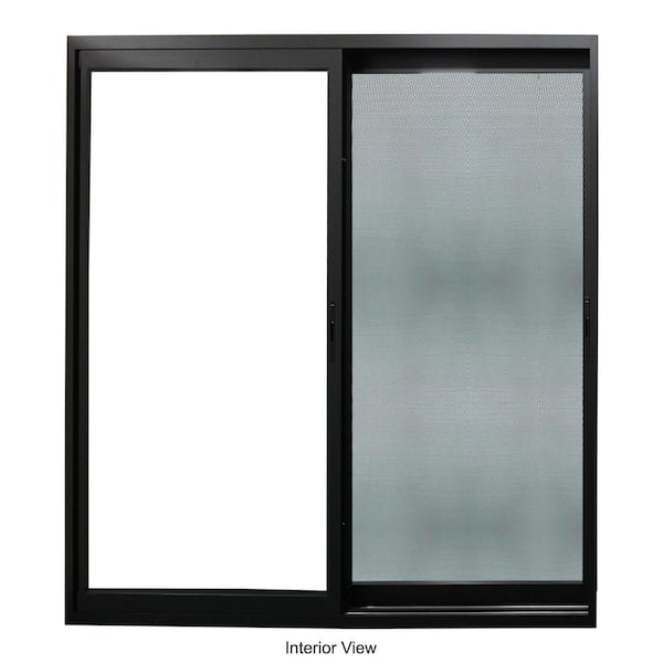 TEZA DOORS Teza 155-Series 120 in. x 80 in. Matte Black Universal