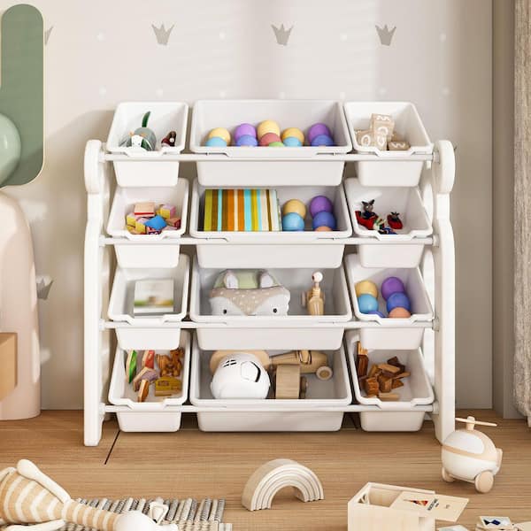 Seafuloy Kids Toy Storage Organizer 33.07 in. H x 11.81 in. W x