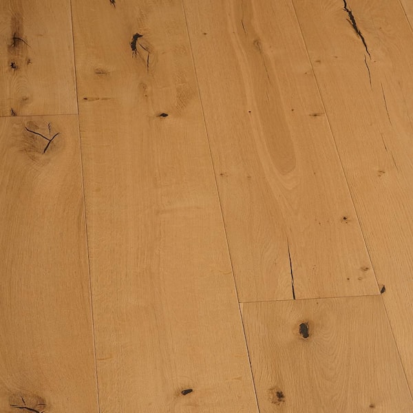 Fairmont French Oak 5/8 in. T x 9.4 in. W Tongue and Groove Wire Brush Engineered Hardwood Flooring (34.10 sq. ft./case)