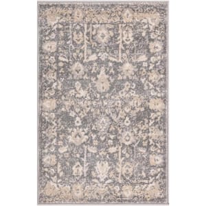 Portland Central Gray 2 ft. 2 in. x 3 ft. Accent Rug
