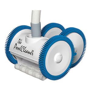 The PoolCleaner-4 Wheel White Suction Pool Cleaner