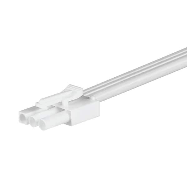 Juno Lighting ULH-CP-WH 3-Wire Grounded Cord and Plug for Pro-Series  Undercabinet Lights, White