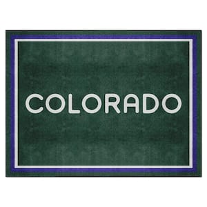 Colorado Rockies 8ft. x 10 ft. Plush Area Rug