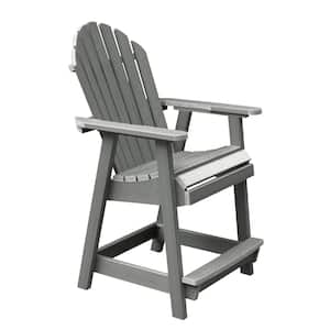 Hamilton Coastal Teak Counter-Height Recycled Plastic Outdoor Dining Chair