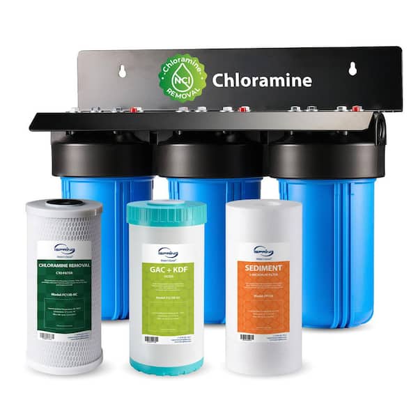 Whole House Water Filter System Reduces Chloramine, Heavy Metals, Chlorine, Sediment, Lead
