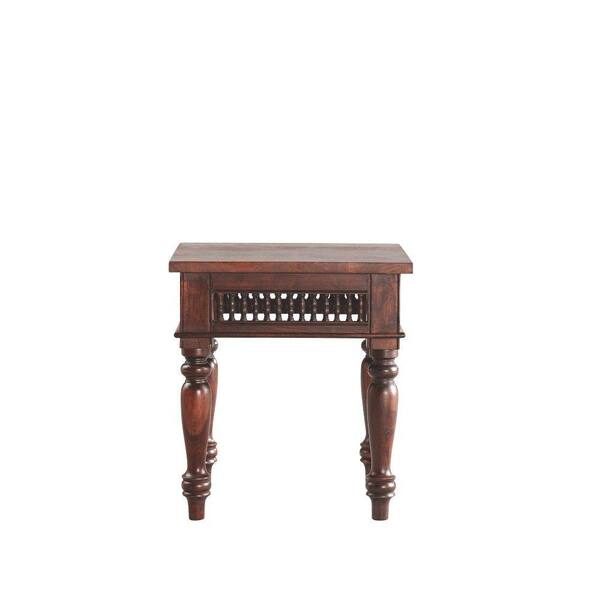 Unbranded Maharaja Square Walnut End Table