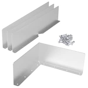 4-Piece Gutter Valley Splash Guard, Roofing Gutter Guards for House Shingle Roofs Corner