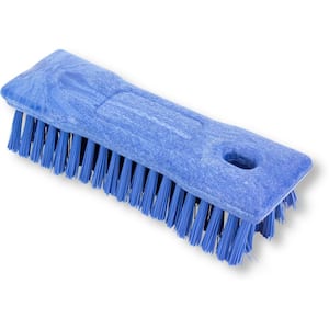 Comfort Grip 8", Hand Scrub Brush, Blue, 6 pack