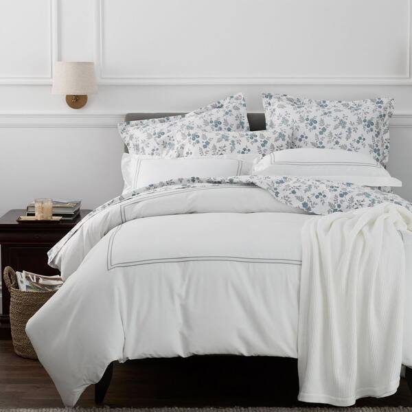 THREAD SPREAD Luxury Egyptian Cotton Twin Stripe Sheet - View #4