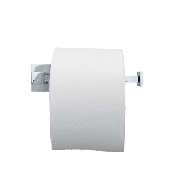 Lenape Carrousel White Ceramic Toilet Paper Holder, Clip-On 43901