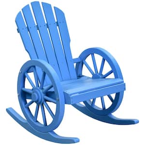 Flex Adirondack Rocking Chair (Set of 1), Blue
