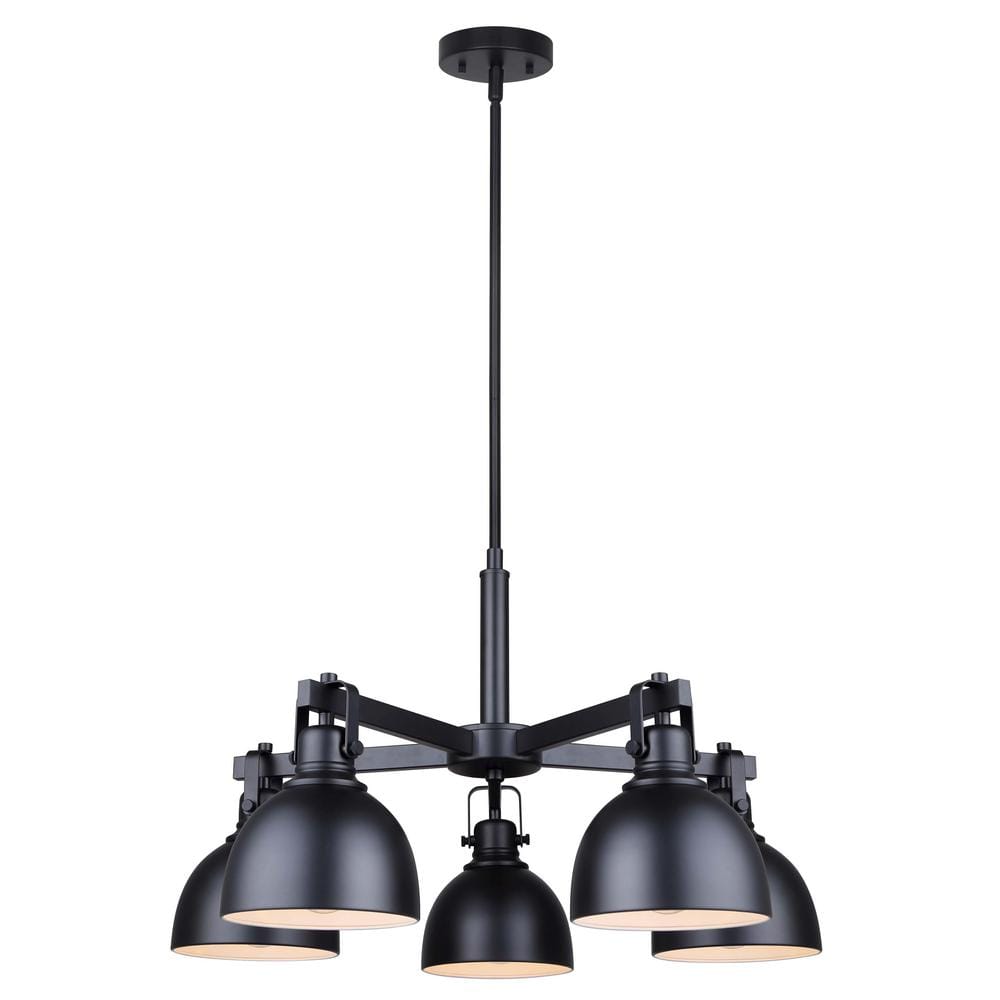 Polo 5 Light Matte Black Modern Chandelier for Dining Rooms and Living Rooms price history on PriceWatchPro