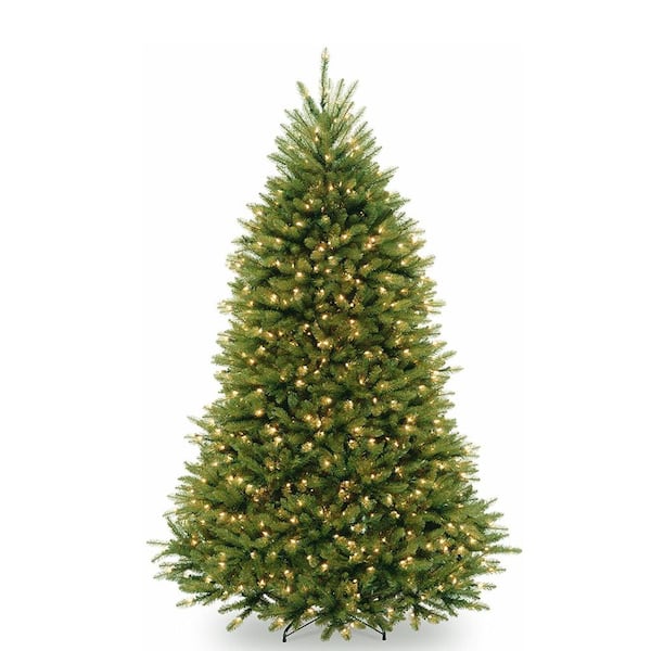 VEIKOUS 9 ft. PVC Artificial Christmas Tree Holiday Decor with Lights and Stand