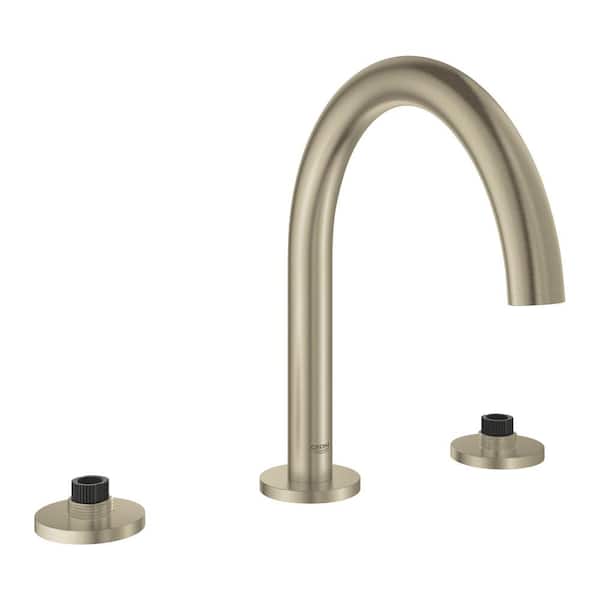 GROHE Atrio 2-Handle Floor Mount Roman Tub Faucet in Brushed Nickel
