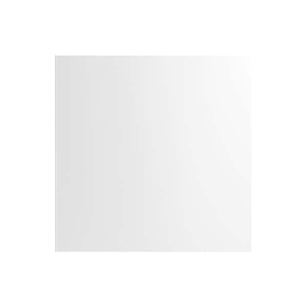 Miami 13 in. W x 0.75 in. D x 13 in. H White Cabinet Door Sample Shell White Matte