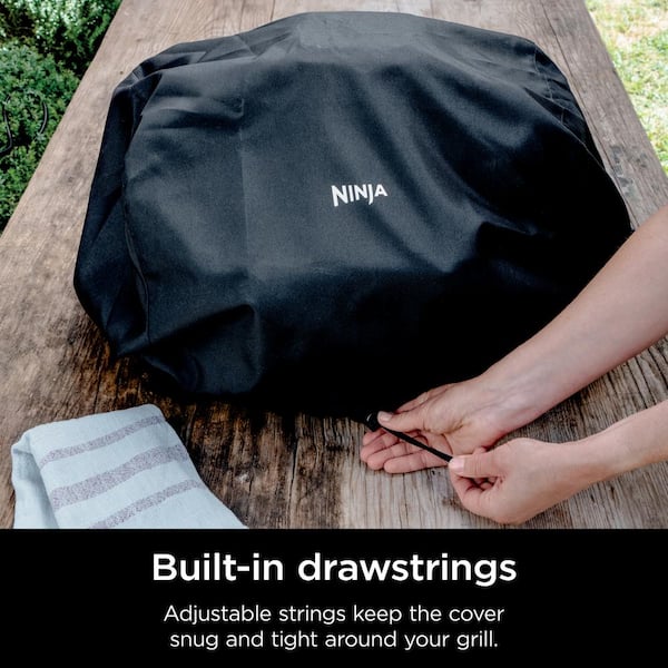 Amerbro Cover for Ninja Woodfire Outdoor Grill - Waterproof Grill Cover for  Ninja OG701 Grill and Stand - Anti-Fade & UV Resistant, Heavy Duty 600D