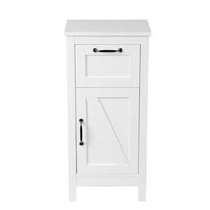 White 1-Door Accent Cabinet