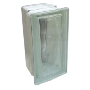 Nubio 4 in. Thick Series 4 x 8 x 4 in. Allbend 22.5° (6-Pack) Wave Pattern Glass Block (Actual 3.88 x 7.75 x 3.88 in.)