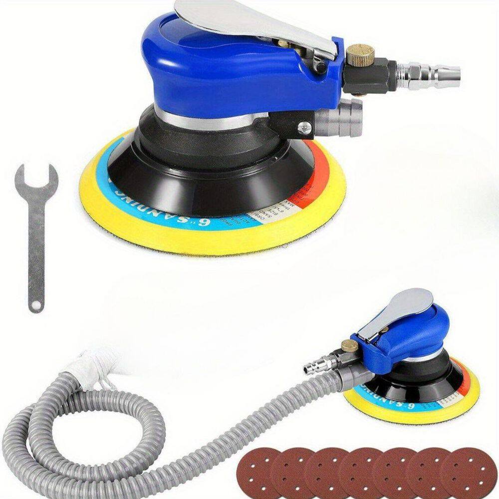 6 in. 10000-RPM Rotating Speed Air Palm Sander Tool for Rust Removal, Sanding Fine Polishing of Iron, Plastic, Rubber price history on PriceWatchPro