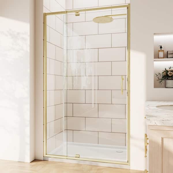 AVAXA 38-42 in. W x 71 in. H Pivot Swing Framed Shower Door in
