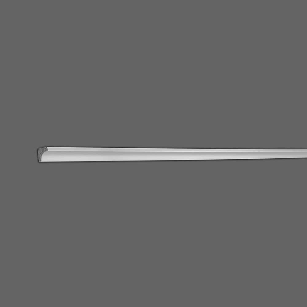 6-inch Unfinished White Recycled Polystyrene Crown Moulding Sample