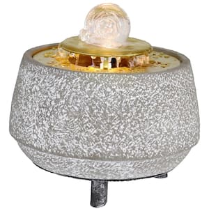 Tranquil Sands Polystone Indoor Tabletop Fountain