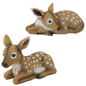 9 in. H Darby and Hershel the Forest Fawns Collection Baby Deer Statue