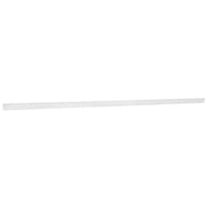 91.5 in. W x 2.75 in. H Traditional Crown Molding in Satin White