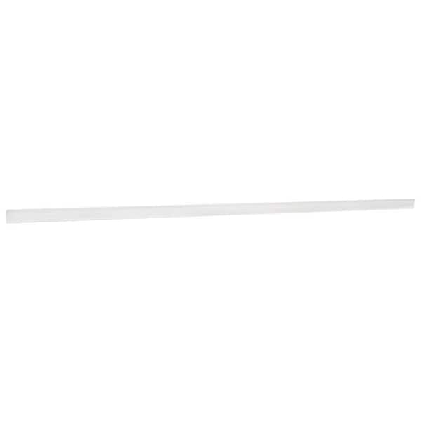 Hampton Bay 91.5 in. W x 2.75 in. H Traditional Crown Molding in Satin White