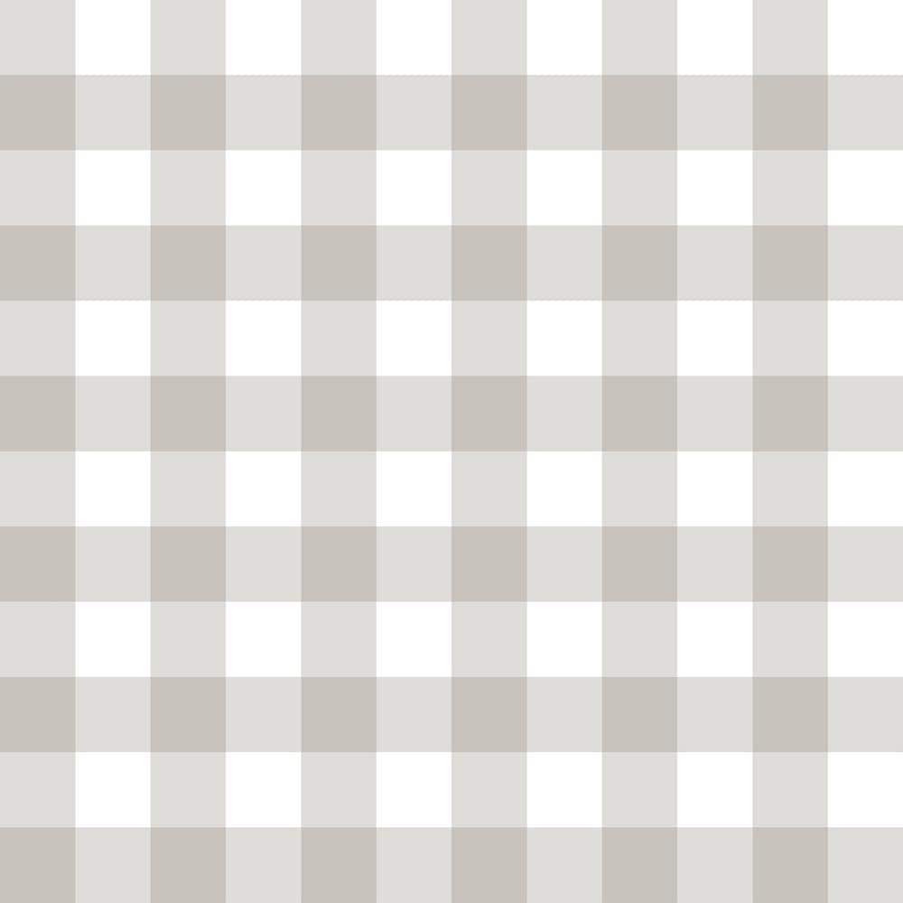 Little Explorers 2 Grey Tartan Boom Plaid Matte Finish Non-Pasted Non-Woven