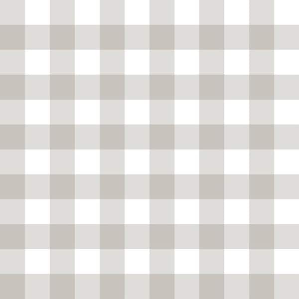 Unbranded Little Explorers 2 Grey Tartan Boom Plaid Matte Finish Non-Pasted Non-Woven Wallpaper Sample