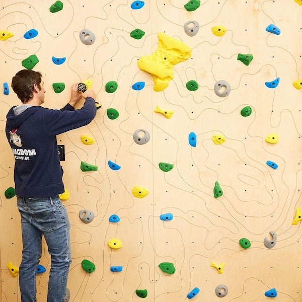 Climbing Wall Starter Pack for 8 ft. x 8 ft. Climbing Wall (Holds