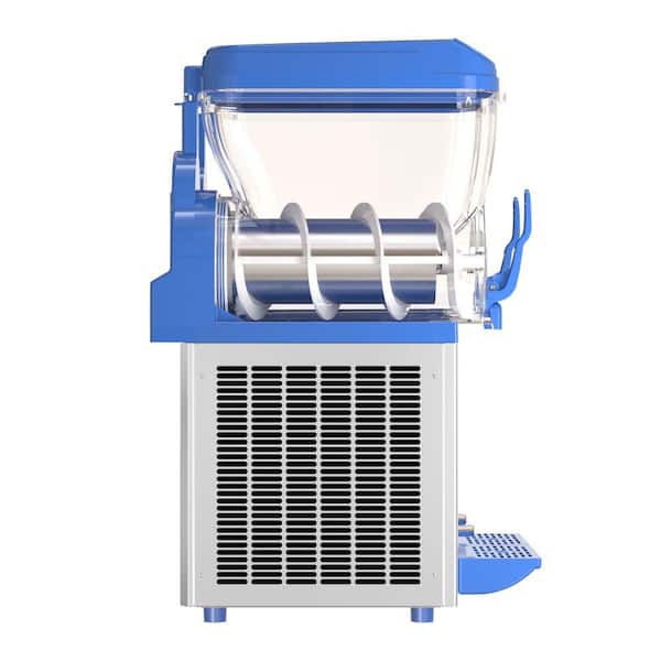 BZD 1015 oz. Snow Cone Machine in Blue with Stainless Steel Body, 2 x 15 L Tanks