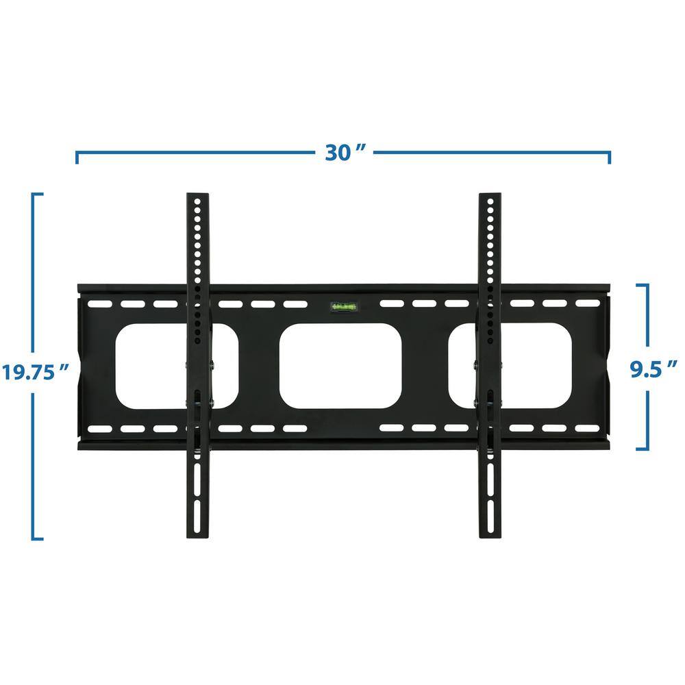 Heavy Duty Black Tilting TV Wall Mount Bracket